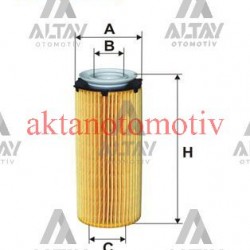 YAĞ FİLTRESİ EGEA / 500 / DOBLO II / FIORINO / MİTO / CORSA E 15= EURO 6 1.3JTD